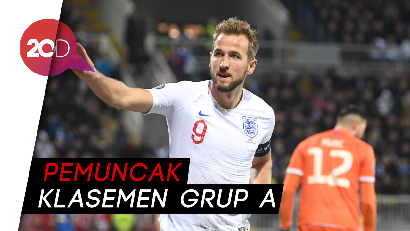 Inggris Tutup Kualifikasi Euro dengan Menang Telak 4-0 Atas Kosovo