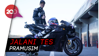 Perdana! Alex Marquez Tunggangi Honda RC213V