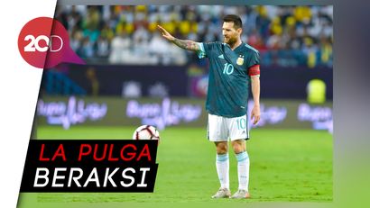 Jatuh Bangun Messi Gocek 5 Pemain Uruguay