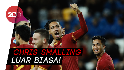 Smalling 1 Gol dan 2 Assist, AS Roma Cukur Brescia