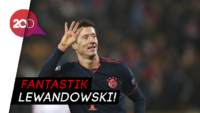Lewandowski Quat-trick dalam 14 Menit, Bayern Hajar Red Star 6-0