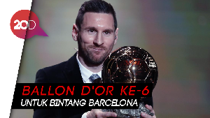 Selamat! Lionel Messi Raih Ballon dOr 2019