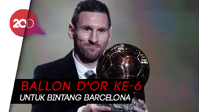 Selamat! Lionel Messi Raih Ballon dOr 2019