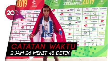 Maraton Putra Indonesia Sumbang Emas Pertama Hari Ini