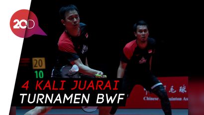 Selamat! Hendra/Ahsan Juarai BWF World Tour Finals 2019