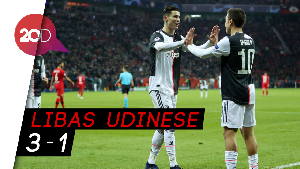 Dua Gol Ronaldo Bantu Kemenangan Bianconeri