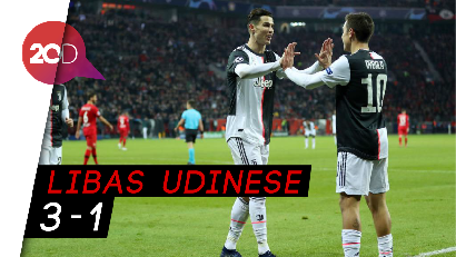 Dua Gol Ronaldo Bantu Kemenangan Bianconeri