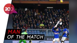 Aksi Air Jordan CR7 Robek Gawang Sampdoria