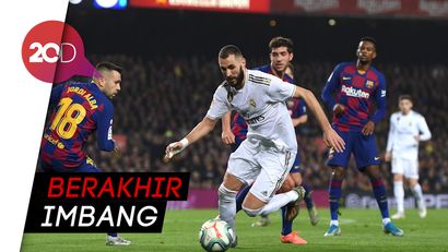 El Clasico Tanpa Gol, Pertama Setelah 17 Tahun Lalu