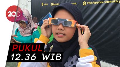 Ini Waktu Puncak Gerhana Matahari Cincin di Jakarta
