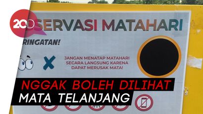 Selain Teleskop, Ini Media Pengamatan Gerhana Matahari