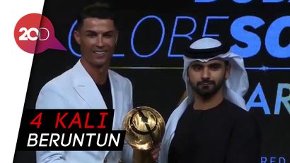 CR7 Tutup 2019 dengan Raih Globe Soccer Award