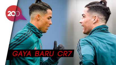 Mau Lihat Rambut Ronaldo Dikuncir?