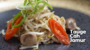 Resep Tauge Cah Jamur