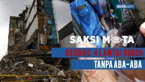 Saksi Mata: Gedung Ruko di Slipi Roboh