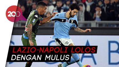 Menang Besar, Lazio Sudah Ditunggu Napoli di Perempatfinal