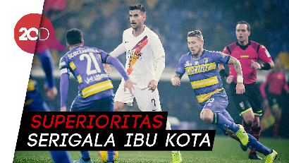 AS Roma Sikat Parma Dua Gol Tanpa balas