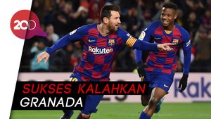 Berkat Messi, Setien Raih Kemenangan Perdana Bareng Barcelona
