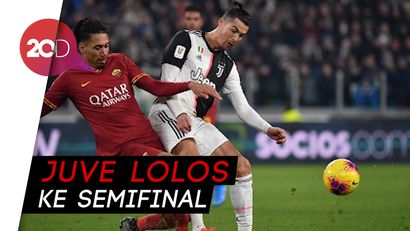 Ronaldo Bantu Juventus Singkirkan AS Roma di Coppa Italia