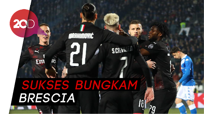 Ac Milan Menang Lagi Rebic Cetak Gol