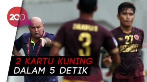 Pemainnya Diganjar Kartu Merah, Pelatih PSM Sindir Wasit
