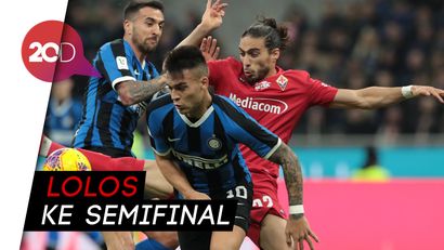 Inter Susah Payah Singkirkan Fiorentina di Coppa Italia