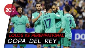 Real Madrid Gebuk Zaragoza 4 Gol Tanpa Balas