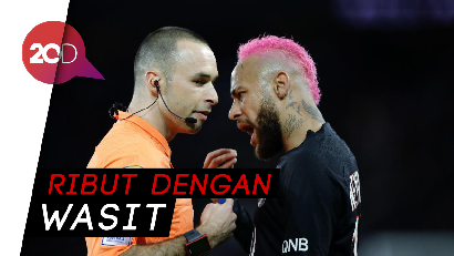 Duh.. Neymar Pamer Skill Berujung Kartu Kuning