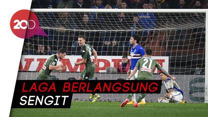 4 Gol Napoli Bersarang ke Gawang Sampdoria