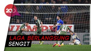  4 Gol Napoli Bersarang ke Gawang Sampdoria