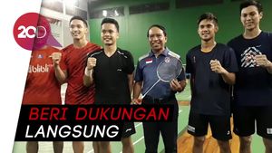 Menpora Nengok Jonatan Christie cs Berlatih Demi Olimpiade 2020