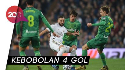 Real Madrid Berlutut di Kaki Real Sociedad