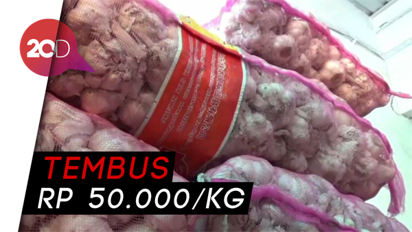  Imbas Virus Corona, Harga Bawang Putih Melonjak