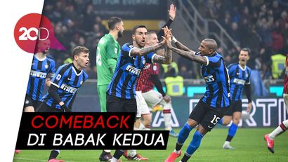 Derby Dramatis, Inter Gebuk Milan 4-2