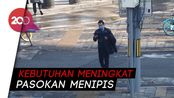 China Krisis Masker dan Pakaian Pelindung Anti-virus