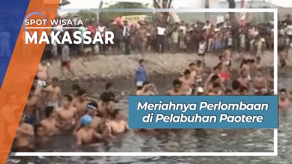 Perlombaan di Pelabuhan Paotere, Makassar