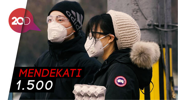 Sehari 100 Orang Tewas, Total Korban Virus Corona Jadi 1.400