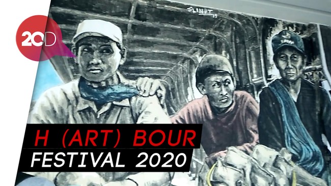 Gokil! Karya-Karya Seni di Terminal Eksekutif Merak-Bakauheni