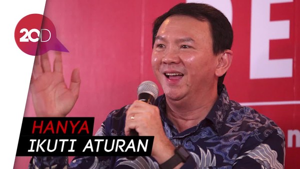 Kata Ahok Soal Dia Ungguli Anies di Survei Atasi Banjir