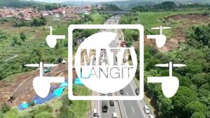 Penampakan dari Udara Longsor di Tol Cipularang