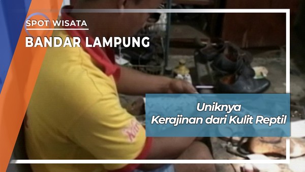Kerajinan Sepatu Kulit Reptil Way Halim Permai Sukarame Bandar Lampung