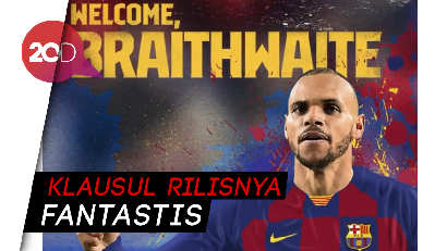 Barcelona Resmi Dapatkan Martin Braithwaite