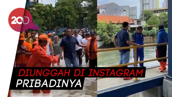 Jakarta Kebanjiran Lagi, Anies Turun Cek Lokasi