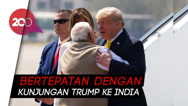 22 Tewas dalam Korban Bentrokan di India, Trump Bungkam
