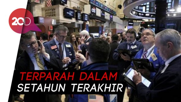 Wall Street Ikut Terinfeksi Virus Corona
