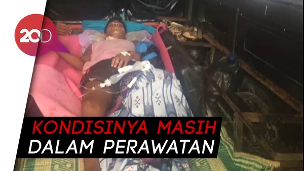 Bikin Ngilu! Pria Ini Bertahan 15 Jam dengan Leher Tertusuk Besi