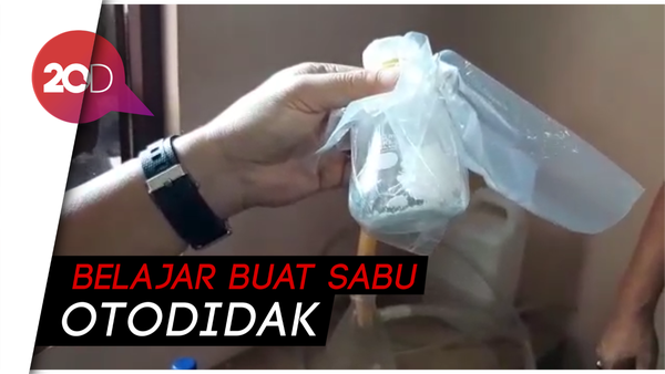 Belajar dari YouTube, Peracik Sabu Home Industry di Cipayung Diciduk