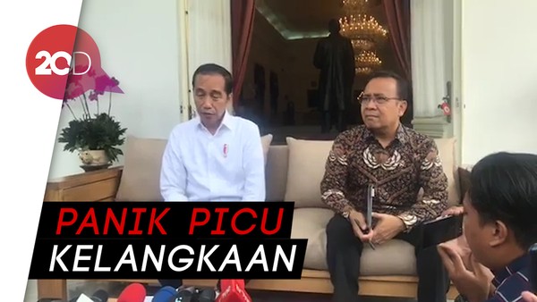 Pemerintah Jamin Stok Pangan & Obat, Tak Perlu Panic Buying