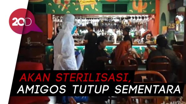 Diduga Pernah Didatangi WN Jepang Positif Corona, Amigos Tutup 14 Hari