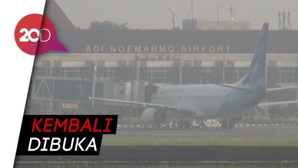 Bandara Adi Soemarmo Sudah Kembali Beroperasi Normal